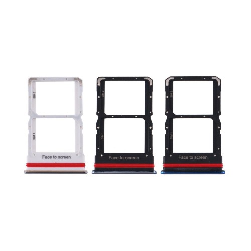 SIM Holder Saderīgs ar Xiaomi Mi 10 Lite SIM card holder / Dream Balts /
