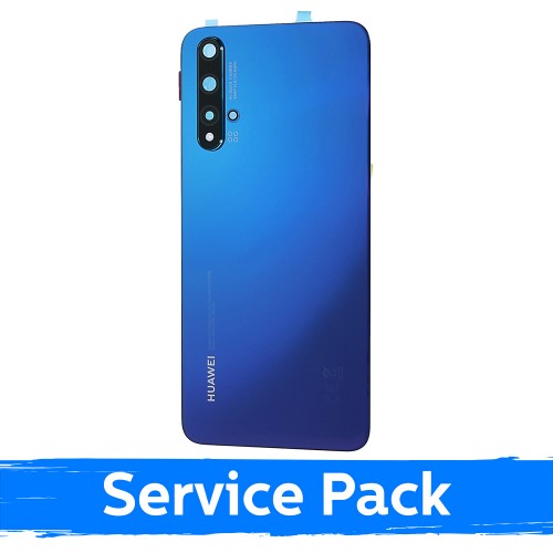 Aizmugurējais vāciņš Saderīgs ar Huawei Nova 5T / Honor 20 / Zils / (Service Pack)