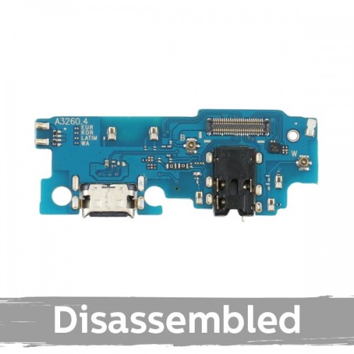 Charging Port Saderīgs ar Samsung A326 A32 5G ar Flex / Plata (Used)