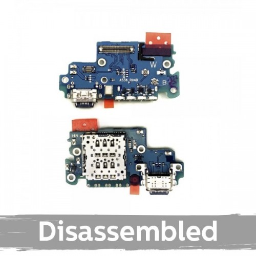 Charging Port Saderīgs ar Samsung A536 A53 5G ar Flex / Plata (Used)