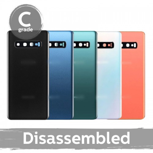 Aizmugurējais vāciņš Saderīgs ar Samsung G975 S10 Plus / Flamingo Rozā / ar camera lens 100% original (8/10 Used)