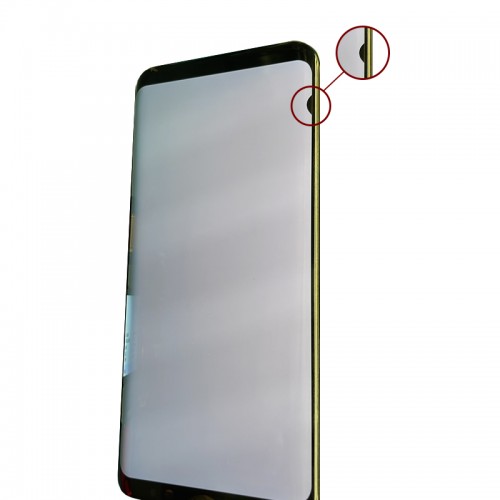 LCD Displejs Saderīgs ar Samsung G950 S8 ar Frame / Orchid Pelēks / (Renewed: Telemax) (Ar Defects 1)