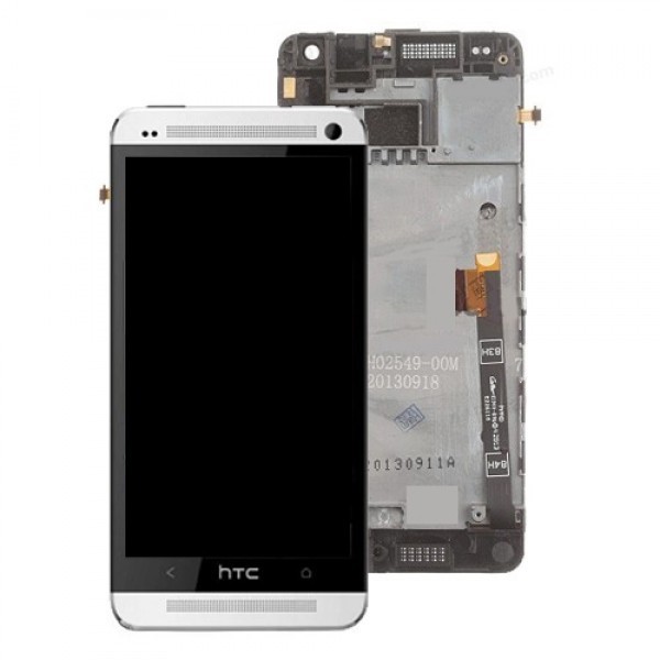 LCD screen HTC One Mini ar touch screen un frame balts original (used Grade C)