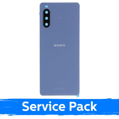 Aizmugurējais vāciņš Saderīgs ar Sony Xperia 10 III / Zils / (Service Pack)
