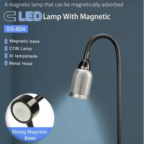 Sunshine "SS-804" magnētiskā LED lampiņa ar pamatni