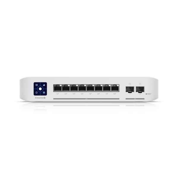 Komutators UBIQUITI Switch Enterprise 8 PoE L3 8x2.5GbE 2xSFP+ PoE 8 porti 120W