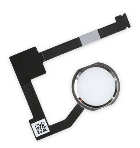 Flex priekš iPad Air 2/Mini 4/iPad Pro 12.9 1st gen 2015 priekš Home button ar Touch ID sudrabs HQ