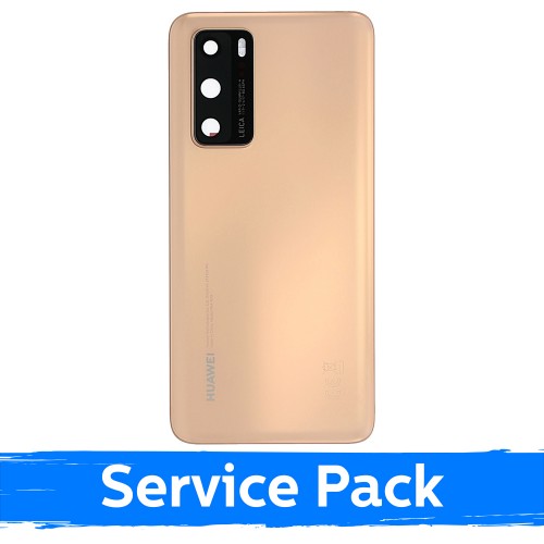 Aizmugurējais vāciņš saderīgs ar Huawei P40 / Blush Gold / (Service Pack)