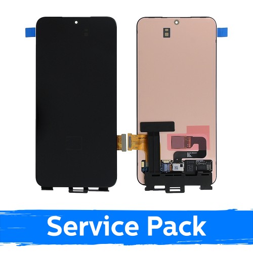 LCD Displejs Saderīgs ar Samsung S901 S22 Melns (Service Pack) (NF version)