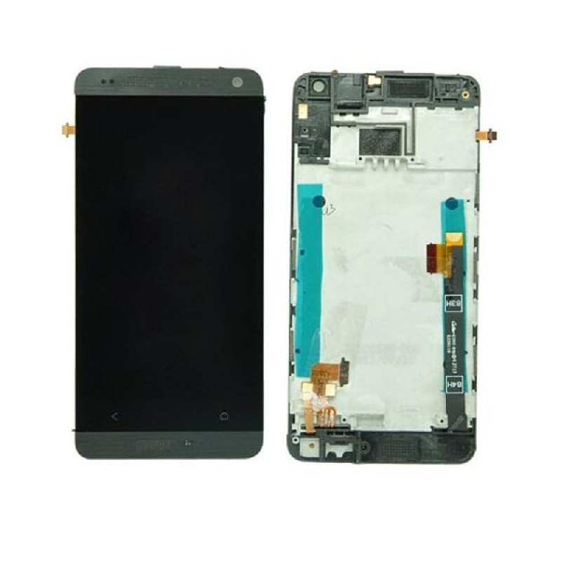 LCD screen HTC One Mini (M4) ar touch screen un frame sudrabs original (used Grade B)