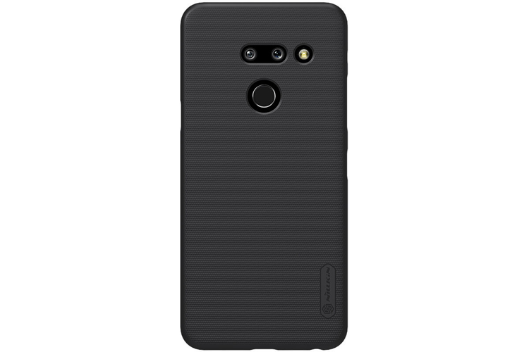 NILLKIN Matēts aizsargmaciņš + statīvs LG G8 THINQ melns