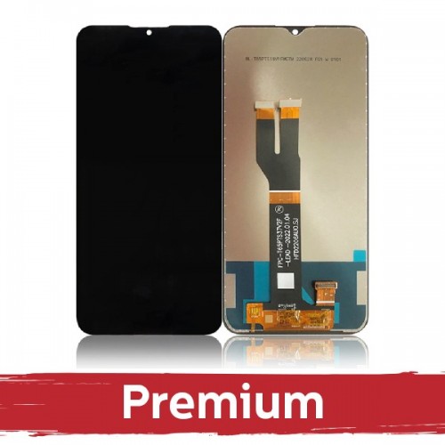 LCD Displejs Saderīgs ar Nokia C21 Plus Melns OEM