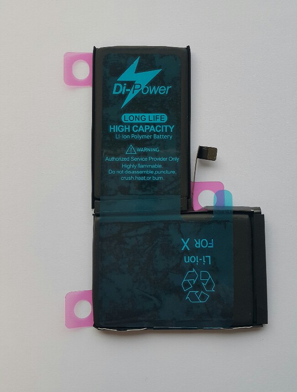 Baterija "Di-Power" (higher capacity) priekš iPhone X 3216mAh