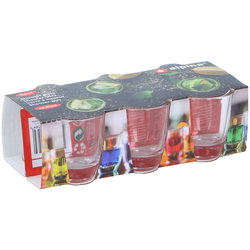 Alpina glāzīšu komplekts, 45 ml, 6 gab.