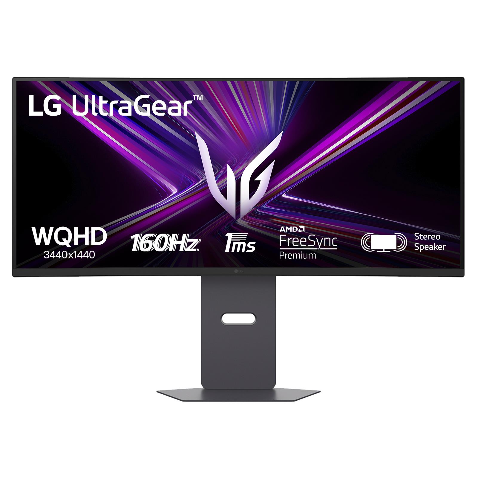 Monitors LG 34" Wide QHD 3440x1440 LCD Izliekts 34G600A-B