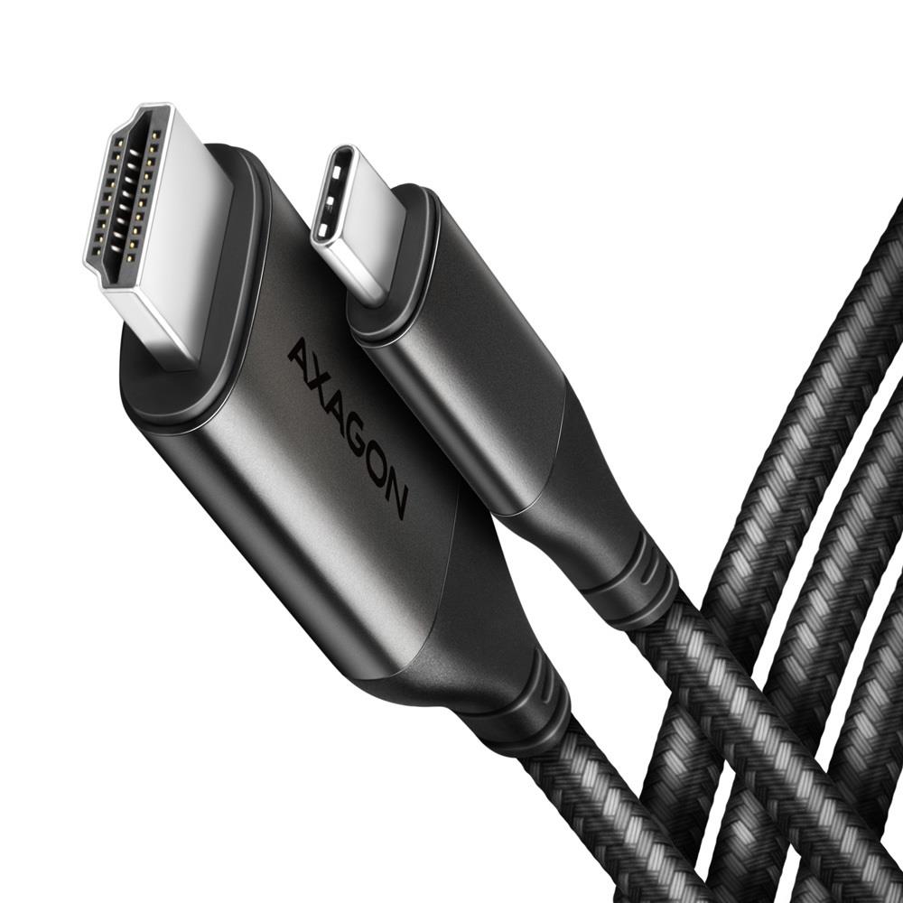 Axagon USB-C uz HDMI kabelis 1.8m RVC-HI2MC