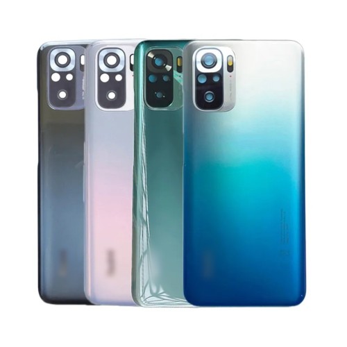 Aizmugurējais vāciņš Saderīgs ar Xiaomi Redmi Note 10S / Deep Sea Zils / (ar camera lens) / HQ
