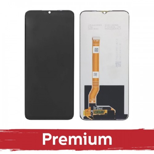 LCD Displejs Saderīgs ar OPPO A57 / A57s / A77 / A57e / A17 (4G) Melns OEM