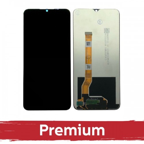 LCD Displejs Saderīgs ar OPPO A57 / A77 / A56s (5G) Melns OEM
