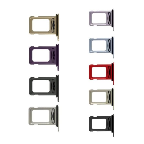 SIM Holder Saderīgs ar Apple iPhone 14 / 14 Plus SIM card tray / Dzeltens /