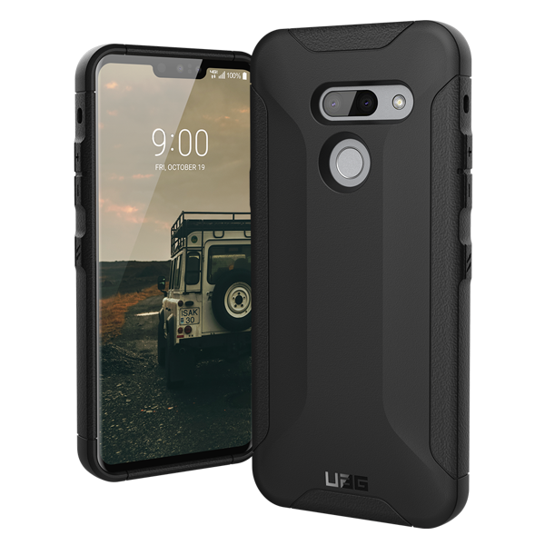 maciņš UAG URBAN ARMOR GEAR SCOUT LG G8 THINQ melns