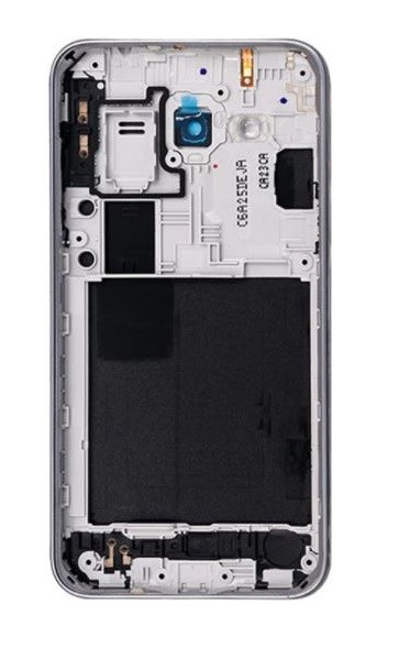 Middle housing Samsung J320 J3 2016 pelēks (melns) ar buzzer un sides buttons original (used Grade B)