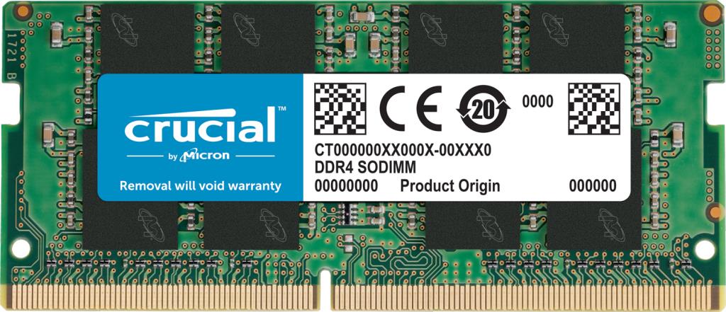 Portatīvā datora atmiņa CRUCIAL 16GB DDR4 PC25600 SO-DIMM