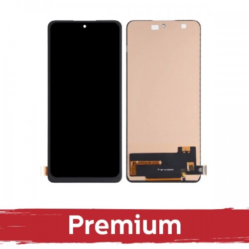 LCD Displejs Saderīgs ar Xiaomi Redmi Note 11 Pro (4G) / Note 11 Pro (5G) / Poco X4 Pro 5G Melns OEM
