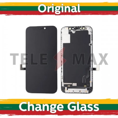 LCD Displejs Saderīgs ar iPhone 14 Plus Melns (Renewed: Telemax)