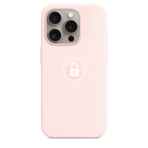 Telefona maciņš "Silicone Case v2" iPhone 15 Pro Max / Light Pink / iepakojumā