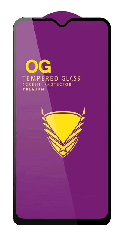 Screen protection glass "11D Full Glue" Nokia 2.2 2019 melns bulk