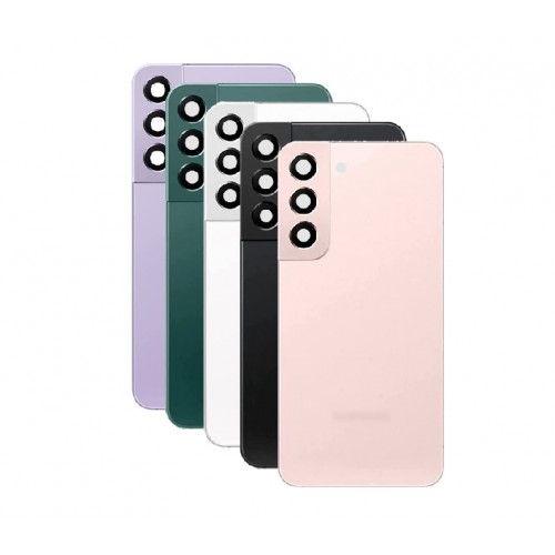 Aizmugurējais vāks saderīgs ar Samsung S906 S22 Plus / violets / (ar kameras lēcu) OEM