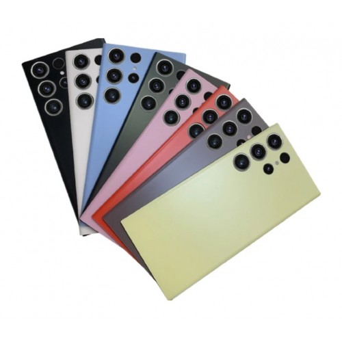 Aizmugurējais vāks saderīgs ar Samsung S918 S23 Ultra / debesu zils / (ar kameras lēcu) OEM