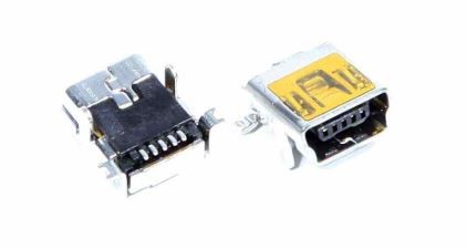 Universāla uzlādes ligzda Mini USB (5pin, gara)