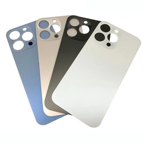 Aizmugurējais vāciņš Saderīgs ar iPhone 12 Pro Max / Zeltains / (Bigger Hole) / HQ