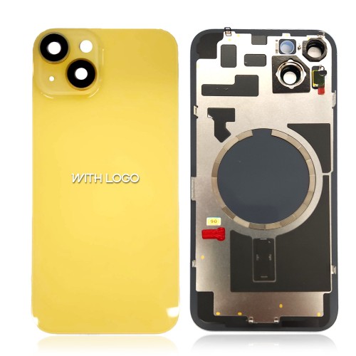 Aizmugurējais vāciņš Saderīgs ar iPhone 14 Plus / Dzeltens / (Full Maciņš) / OEM