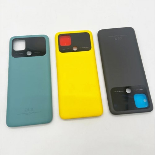 Aizmugurējais vāciņš Saderīgs ar Xiaomi Poco C40 / Power Melns / HQ