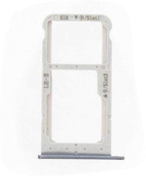 SIM card holder Huawei Honor 9 Lite pelēks original (service pack)
