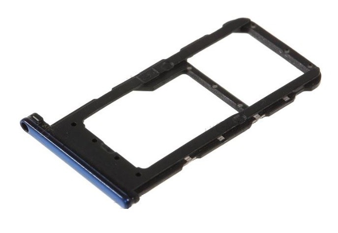 SIM card holder Huawei P Smart Plus 2018/Nova 3i zils original (service pack)