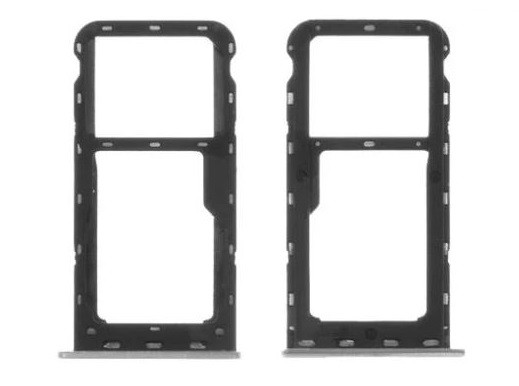 SIM card holder Huawei Honor 6A grey original (service pack)