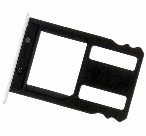 SIM card holder Huawei Nexus 6P sudrabs original (service pack)