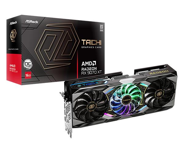Videokarte ASROCK AMD Radeon RX 9070 XT 16GB GDDR6 256bit PCIe 5.0