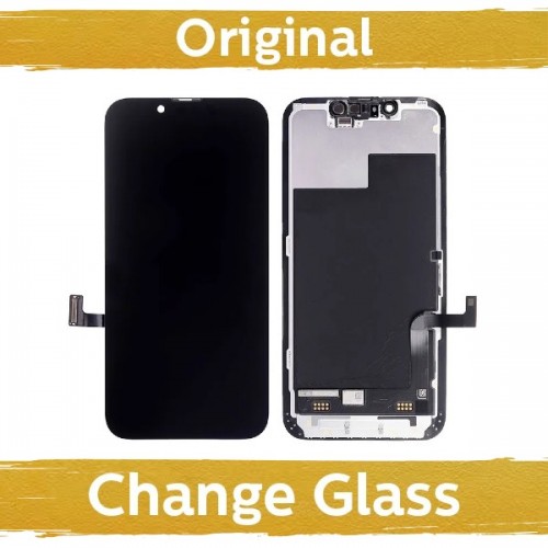 LCD displejs saderīgs ar iPhone 13 Mini melns (Atjaunots: China)