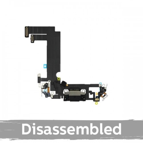 Uzlādes ports saderīgs ar iPhone 12 Mini ar Flex / balts / (100% oriģināls / Lietots)