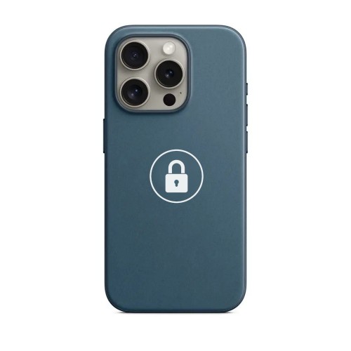 Telefona maciņš "FineWoven" priekš iPhone 15 Pro / Pacific Blue / iepakojumā