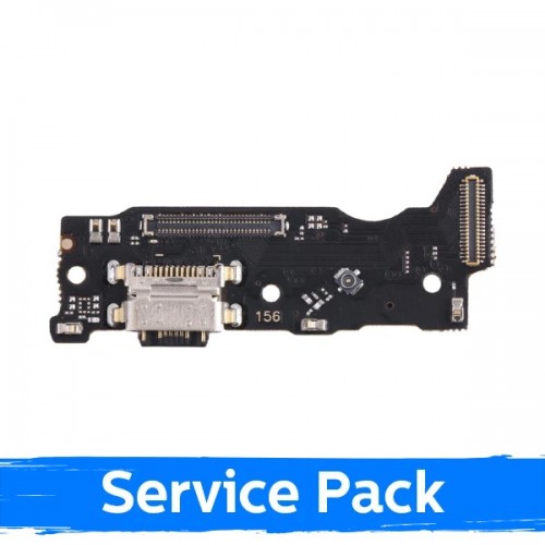 Uzlādes ports saderīgs ar Xiaomi Redmi Note 10 Pro ar elastīgo kabeli / Plata (Service Pack)