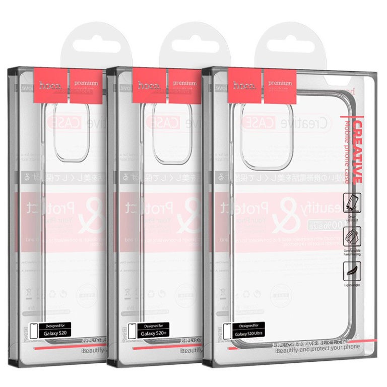 Maciņš Hoco Light Series TPU Samsung G985/G986 S20 Plus caurspīdīgs