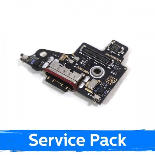 Uzlādes ports saderīgs ar Xiaomi 12 Lite ar elastīgo kabeli / Plata (Service Pack)