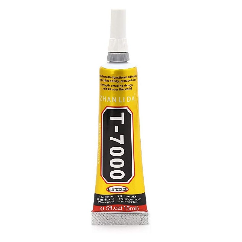 Universal glue T7000 15ml melns (priekš mobile phone frame bolding)
