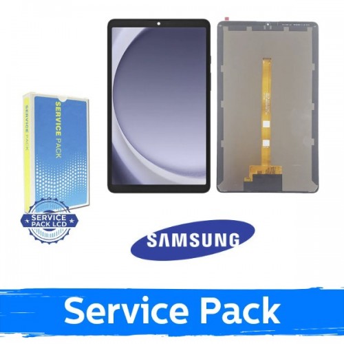 LCD displejs saderīgs ar Samsung X110 / X115 Tab A9 8.7'' melns (Service Pack)